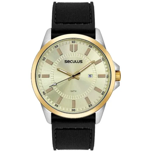 Relógio DE Pulso Seculus Masculino Original Dourado Analógico PROMOÇÃO