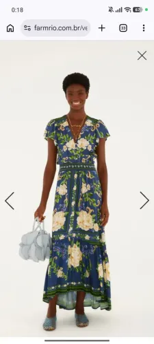 Vestido FARM longo a