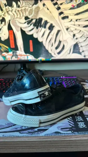 ? Tênis Converse All Star Chuck Taylor - Preto Verniz