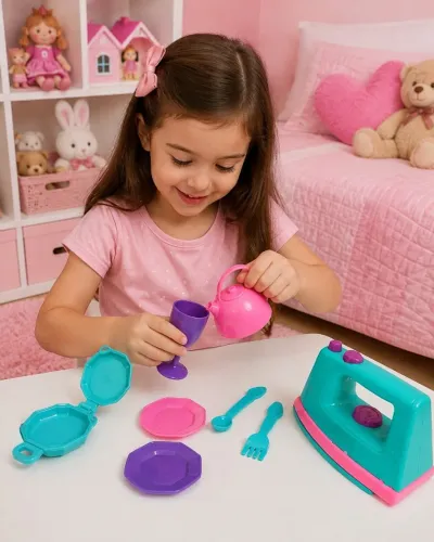 Brinquedo Ferro de passar + Acessórios de cozinha
