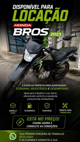 Motos para locação e com promessa de comprar