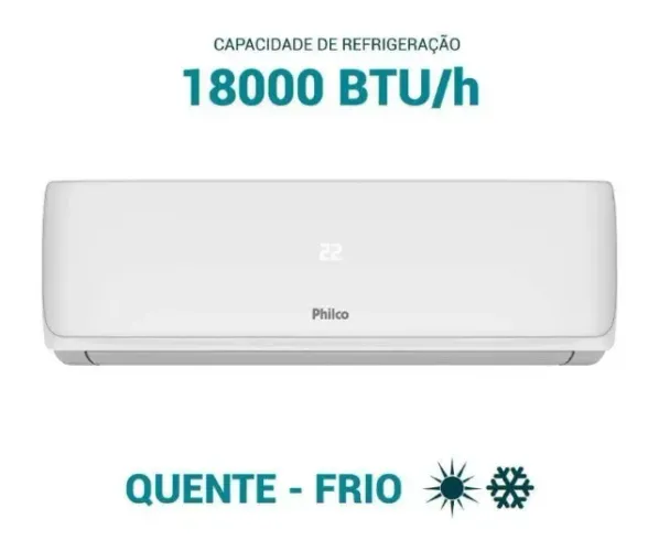 Ar Condicionado Philco Split Hi Wall 18000BTUS/h 220V
