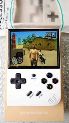 Console Portatil Retro Anbernic RG35XX PLUS SNES PS1 PSP Nintendo 64 DS Dreamcast NES Mega