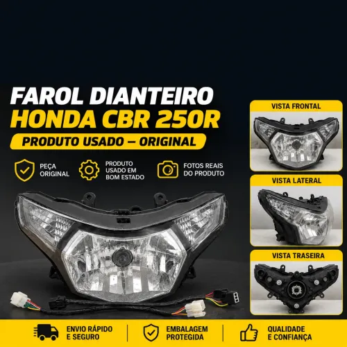 Farol completo CBR 250r usado