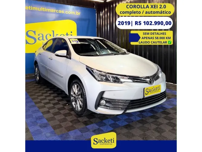 Toyota Corolla XEI 2.0 Flex 16V Aut. 2019