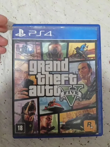Vendo jogos de ps4 GTA V,