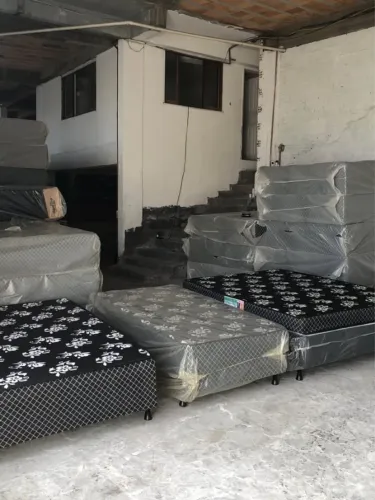 FECHA FÁBRICA CAMAS BOX, base e colchões 