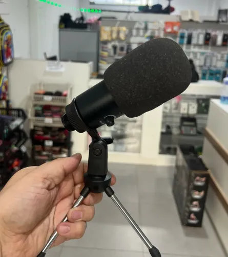 Microfone USB para lives ou vídeo aulas