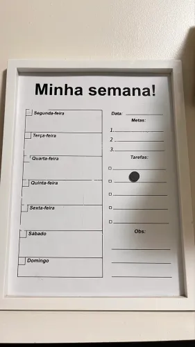 Quadro branco magnético