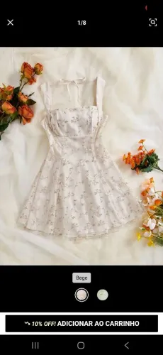 Vestido shein midi (nunca usado não serviu)