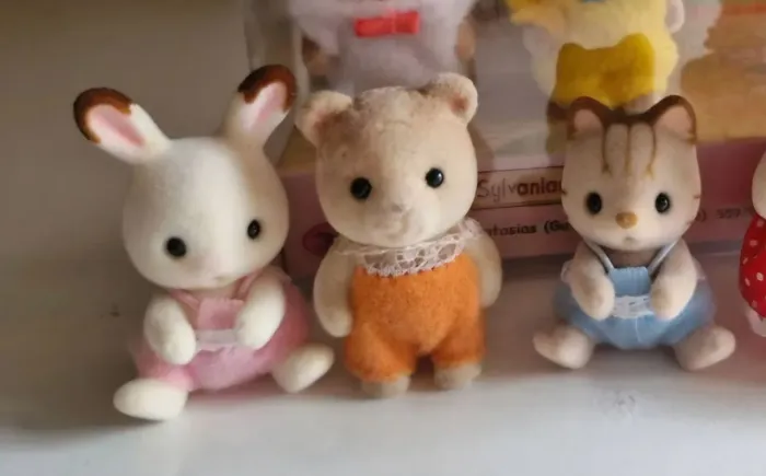 Kit 3 sylvanians families bebês de blind bag originais