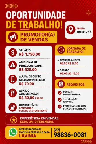 Promotor de vendas