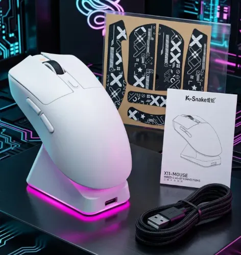 X11 Snake Novo | Mouse Gamer Argb | Na Caixa
