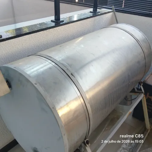 Boiler 500 litros com 3 placas aquecedor de água 