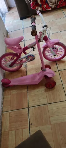 1 patinete e 1 baik infantil usada