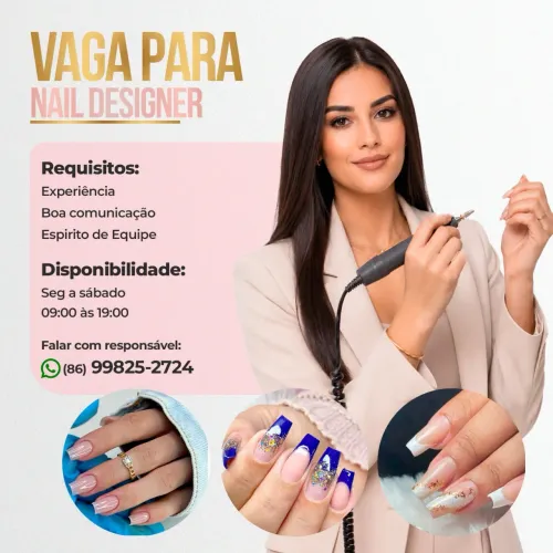Nails design vaga de emprego