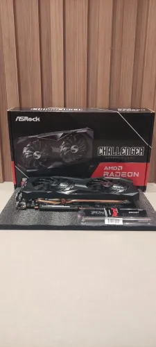 Placa de Vídeo RX 6600 CLD 8G ASRock AMD Radeon, 8GB, GDDR6 (DDR4)
