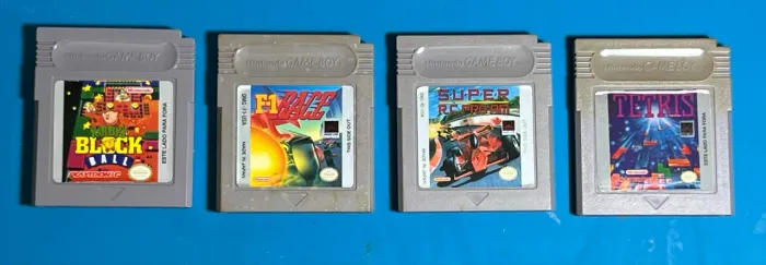 Lote jogos game boy Gradiente / playtronic - Kirby - F1 - Tetris - R C pro am