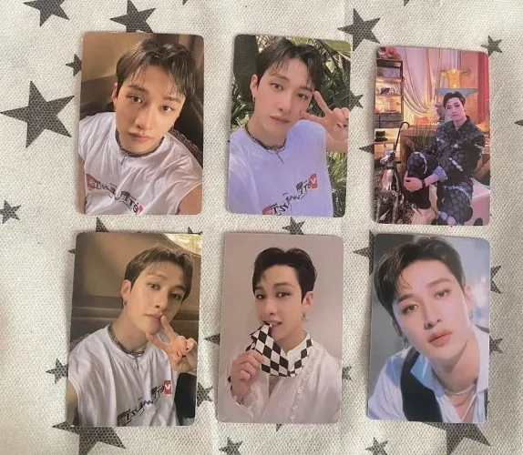 Photocard stray kids bangchan fanmade