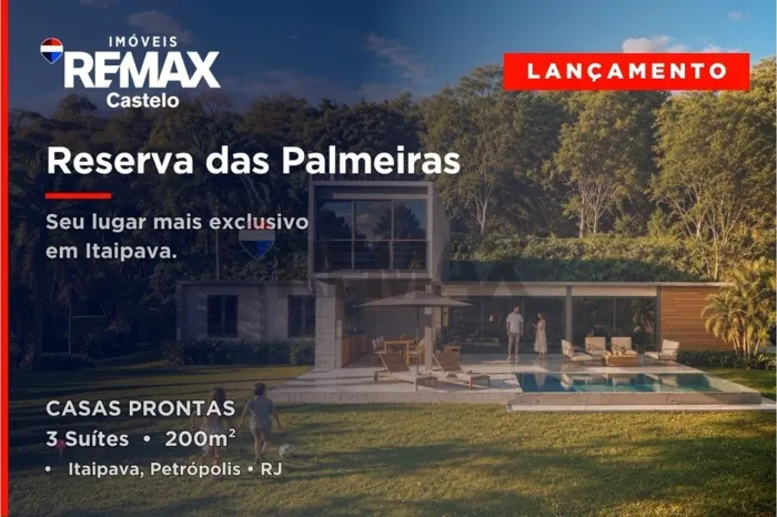 Lançamento de casas modernas com 3 suítes à venda no Condomínio Reserva das Palmeiras, em