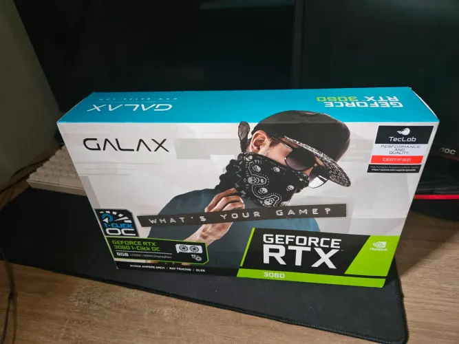 Placa de video/GPU RTX 3060 8GB