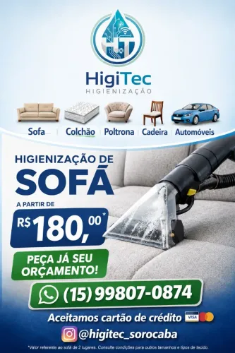 Higienização de Estofados