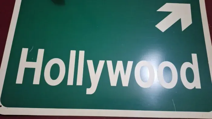 Placa Importada Hollywood