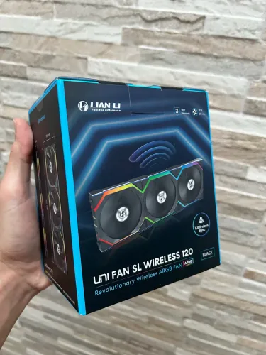 Kit 3 Fans Lian Li Uni Fan SL Wireless 120 ARGB