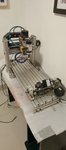 CNC ROUTER 5 eixos 3+2, mais 31 fresa de aco duro