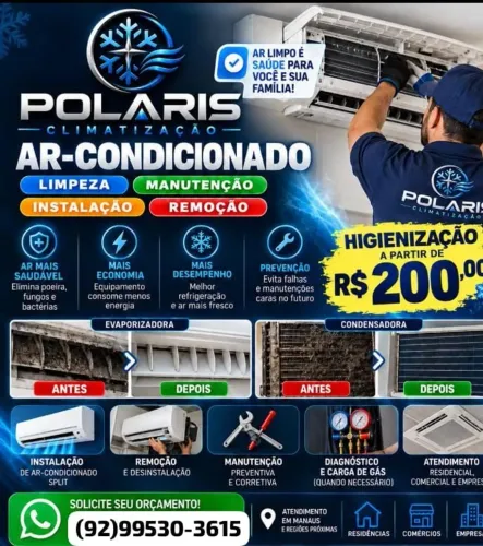 Higienização e Instalação de Ar-Condicionado - A partir de R$ 200