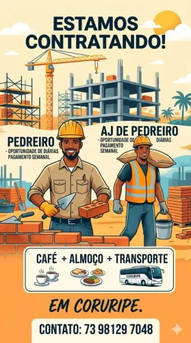 OPORTUNIDADE DE EMPREGO E RENDA