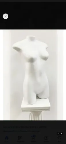 Manequim Feminino Meio Corpo Lingerie e Roupa de Banho