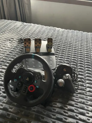 Logitech G29 + Câmbio + Manopla Scania