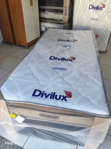 Camas Novas Box Solteiro com pillow Top Confortável.