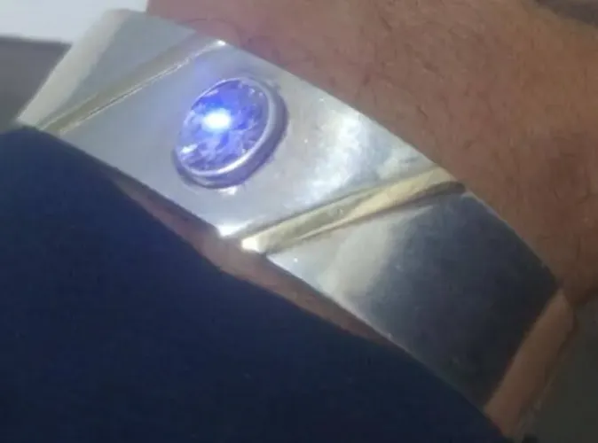 Bracelete de prata masculino