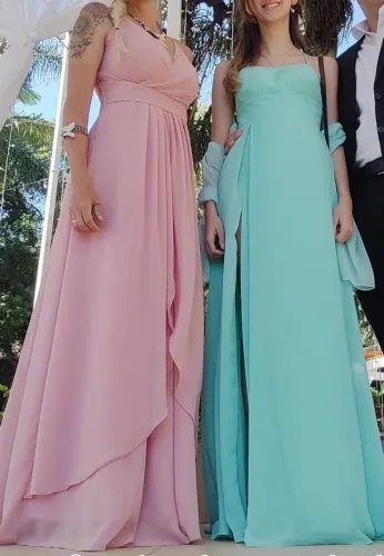 Dois Vestidos madrinha casamento dia