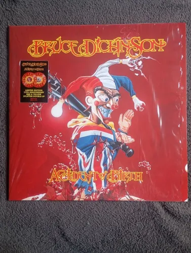 Bruce Dickinson LP Acident Of Birth Limited Edition 25Th Duplo Splater.