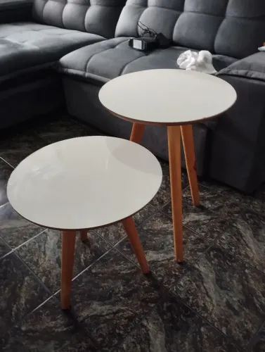 Mesinhas redondas retrô