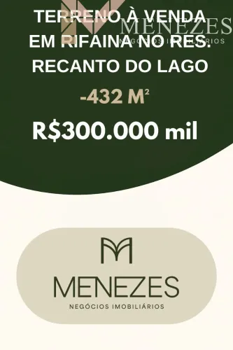 Terreno à venda no Residencial Recanto do Lago