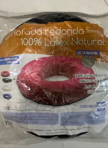 Almofada Redonda 100% Látex Natural