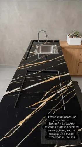 Bancada porcelanato