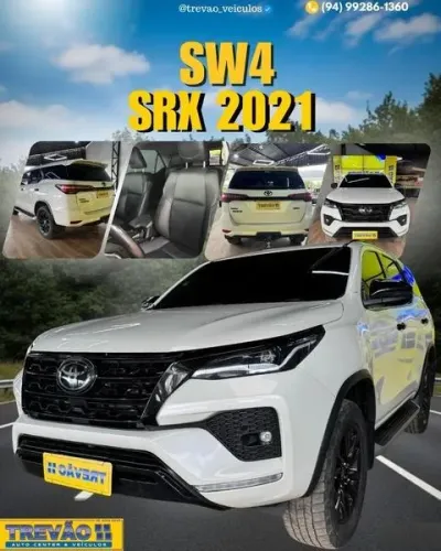 Toyota Hilux SW4 SRX 4X4 2.8 TDI 16V Dies. Aut. 2021