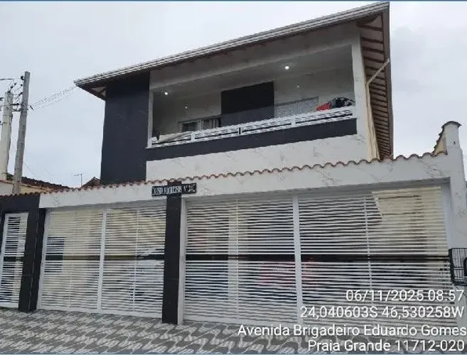 Casa em Condomínio para Venda em Praia Grande, Melvi, 2 dormitórios, 1 banheiro, 1 vaga