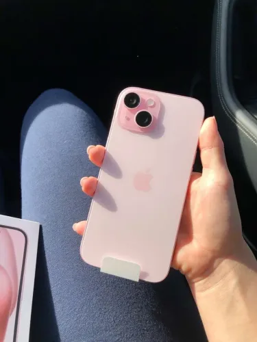 Apple iPhone 15 128 GB Cor rosa (Novo com caixa aberta)