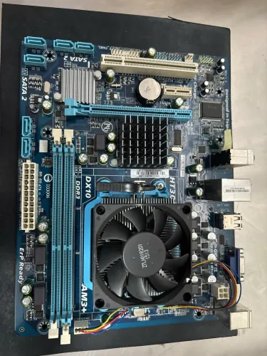 Kit Placa-Mãe AM3+ + AMD Athlon II X2 3.0GHz + Cooler