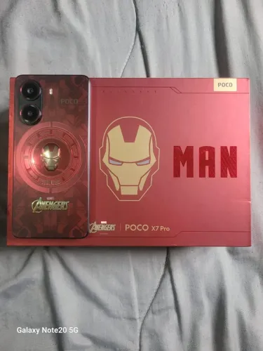 Vendo poco x7 pró edição especial homem de ferro