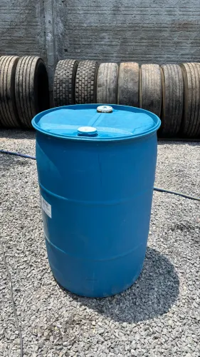 Tambor Tampa Fixa Azul 200L