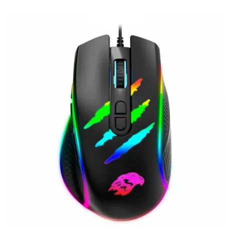 Mouse Gamer K-MEX M538 Garra, ARGB, 7200DPI, 8 Botoes, Preto, M538US00010CB0X<br>