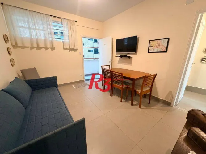 Apartamento com 2 dormitórios para alugar, 68 m² por R$ 4.500,00/mês - Boqueirão - Santos/