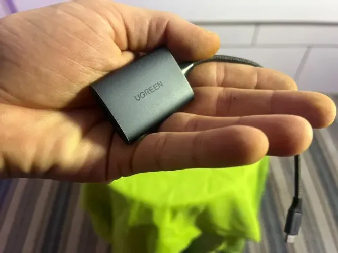 Leitor de Cartão Ugreen USB-C SD e Micro SD Alumínio